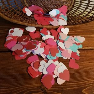 Bundle of Handmade Heart Confetti